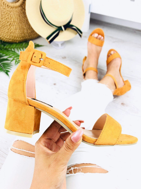 Žluto-oranžové sandálky Rachel