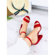 Dámské červené sandálky Melissa