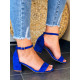 Dámské modré sandálky