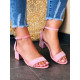 Dámské růžové sandálky