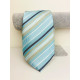 Pánská bílo-modrá kravata