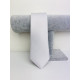 Pánská bílá úzká kravata