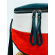 Dámská bílo-červená crossbody kabelka