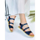 Dámské modré sandálky Afrofina