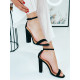 Dámské černé sandálky Luxoma