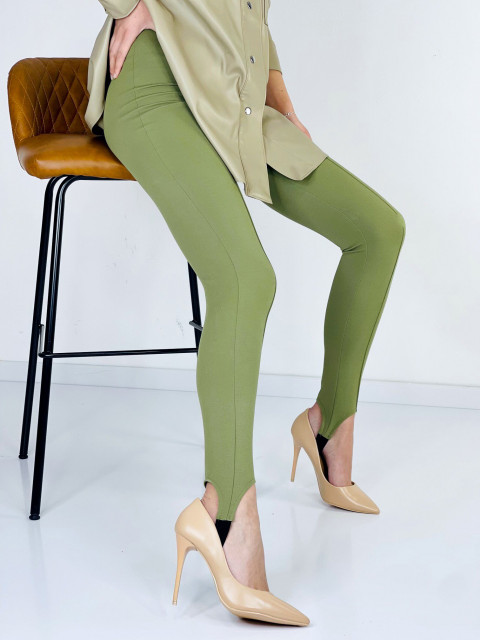 Dámské zelené kalhotové kaliopky