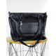 Dámská černá kabelka s řemínkem Evita
