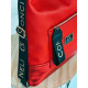 Dámská exkluzivní červená kabelka/vak 2v1 s přední kapsou CONCI NELI