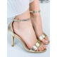 Dámské elegantní zlaté sandály