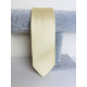 Pánská béžová saténová úzká kravata