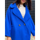 Dámský oversize kabát - modrý