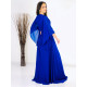 Dámské dlouhé modré společenské šaty Grece