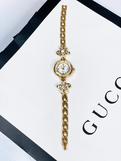 Eleganté dámské zlaté hodinky
