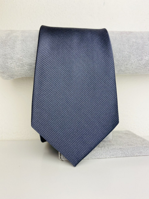 Pánská šedá saténová kravata