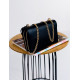 Dámská malá kabelka s řemínkem a dvěma přihrádkami - černá