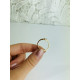 Dámský zlatý nastavitelný prsten 1