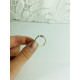 Dámský zlatý nastavitelný prsten 9