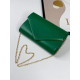 Dámská společenská kabelka s řemínkem - zelená