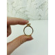 Dámský zlatý nastavitelný prsten 22