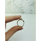 Dámský zlatý nastavitelný prsten 27