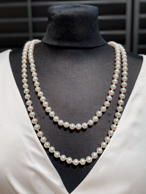 Dásmky perlový náhrdelník