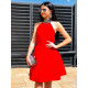 Červené společenské šaty Lusinda
