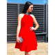 Červené společenské šaty Lusinda
