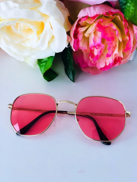 Dámské růžové sluneční brýle