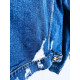 Dámská modrá džínová bunda Area