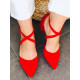 Dámské červené sandálky Jackie