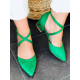 Dámské zelené sandálky Jackie
