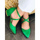 Dámské zelené sandálky Jackie