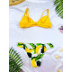 Žluté dvoudílné plavky - brazilky