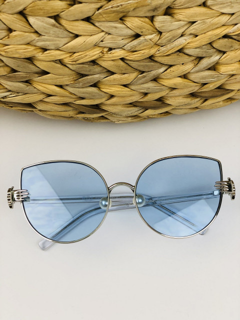 Dámské modré sluneční brýle