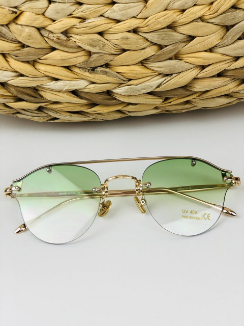 Dámské zelené sluneční brýle