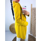 Elegantní žluté prodloužené sako