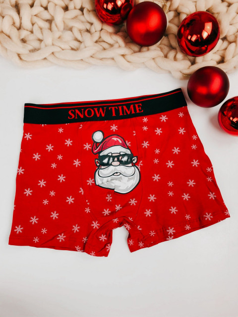 Vánoční pánské boxerky Snow Time