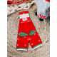 Vánoční červené ponožky