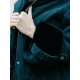 Dámská riflová bunda s kapucí černá