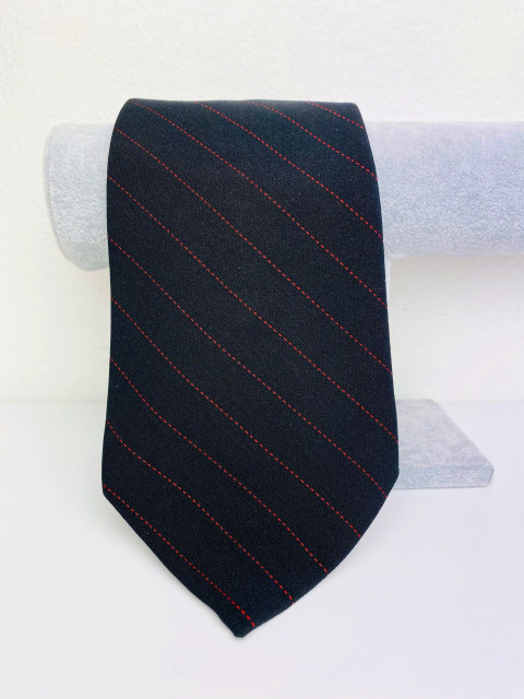 Pánská červeno-černá kravata