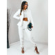 Dámský bílý kalhotový kostým Paris