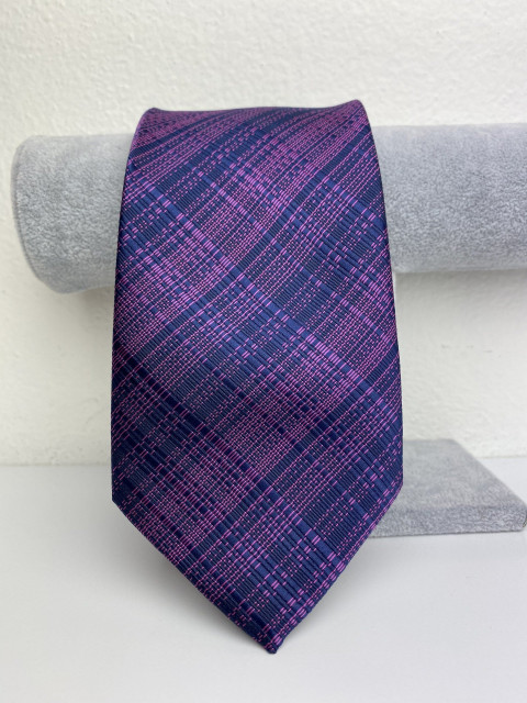 Pánská fialová kravata 6