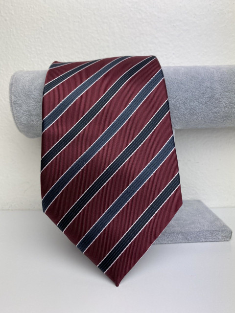 Pánská bordó kravata 2