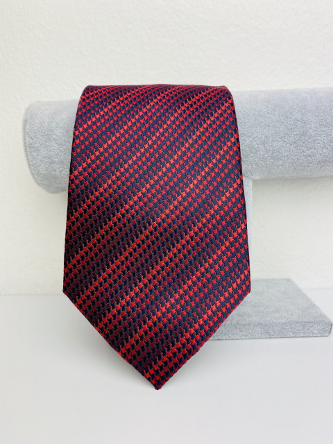 Pánská bordó kravata 3