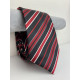 Pánská černo-bordó kravata 1