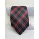 Pánská černo-bordó kravata 2