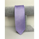 Pánská světla fialová saténová úzká kravata