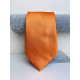 Pánská oranžová saténová kravata