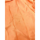 Dámské dlouhé oranžové saténové šaty - KAZ