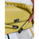 Dámská elegantní žlutá kabelka